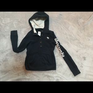 Abercrombie and Fitch fluffy hoody